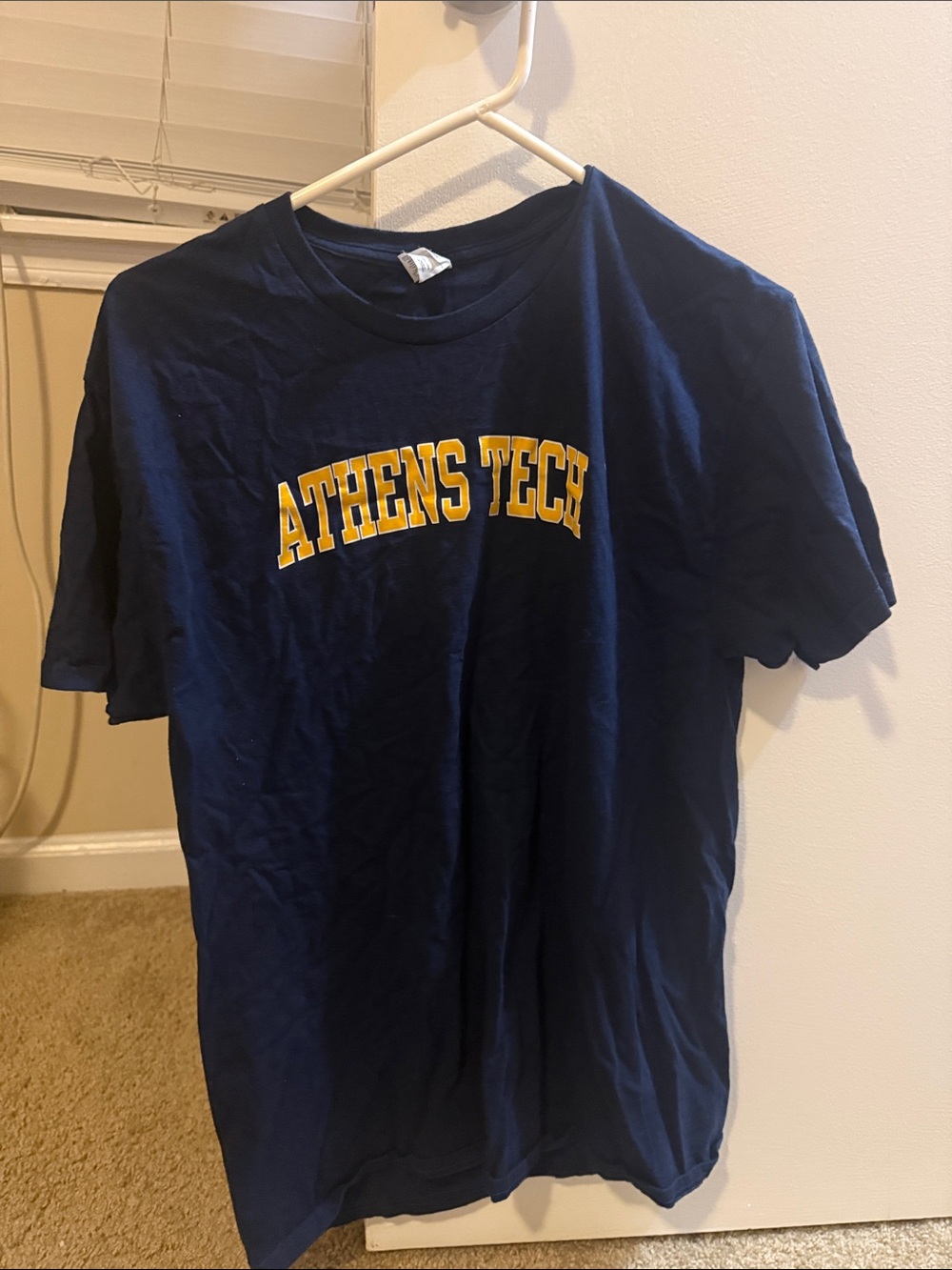 Athens Tech Navy Graphic Tee